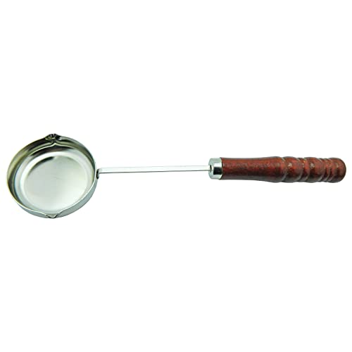 Prince August Super Hobby Casting Cucharón de metal con mango de madera PA2112 Cover