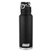 Coleman Autoseal FreeFlow Stainless Steel Water Bottle, Black, 40 oz