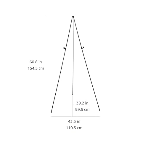 image for Amazon Basics Easel Display Stand, Instant Floor Poster, Lightweight, 