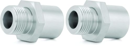Image of Mishimoto Stainless Steel Sandwich Plate Adapter, M20 (Pack of 2)