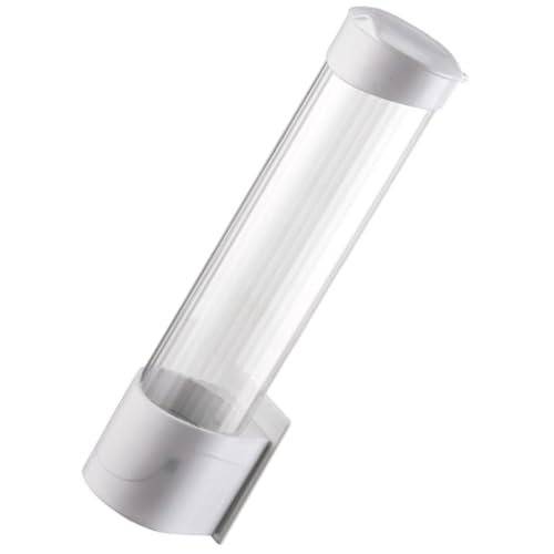 HOOTNEE Paper Cup Holder Bathroom Cup Dispenser Wall Mount 3 Oz Cup Dispenser Cup with Hanging Cup Dispenser Wall Cup Holder Cups with Lid Wall Hanging Container Plastic Pull-Out