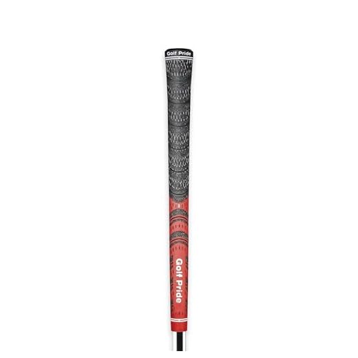 Golf Pride Herren Griffe Multi-Compound Cord, Schwarz/Rot, M, RE34-001