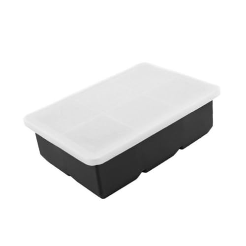 Molde para cubitos de hielo de silicona con tapa miniatura 1