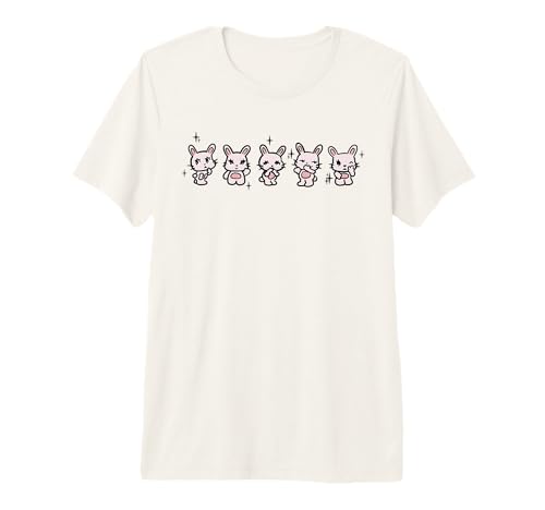 Cute Kawaii Y2K Coquette Bunnies Premium T-Shirt