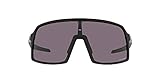 Oakley Men's OO9462 Sutro S Rectangular Sunglasses, Matte Black/Prizm Grey, 28 mm