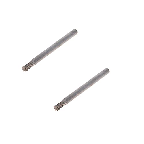 Fresas rotativas Auniwaig 3mm 2 piezas de aleación de acero miniatura 1