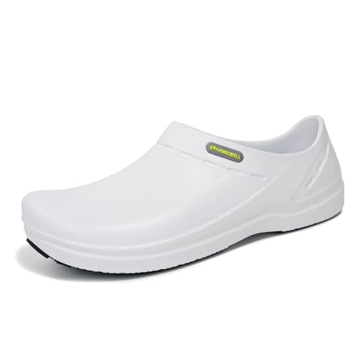 Hawkwell Professional Nursing Shoes for Men - Slip Resistant Surgical Clogs, Lightweight Waterproof...