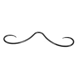 TOPPERFUN Anillo Septum de Inoxidable para Piercing de Nariz Fácil Instalación Cómodo y Duradero Joyería Corporal Unisex Color Negro