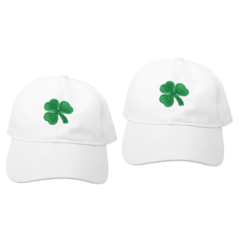 Chapeau brodé Saint-Patrick et trèfle irlandais en lot de 2 à offrir