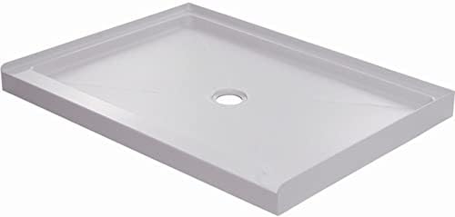PROFLO PFSBA4834 Hammond 48" x 34" Rectangular Shower Base with Single Threshold and Center Drain - White