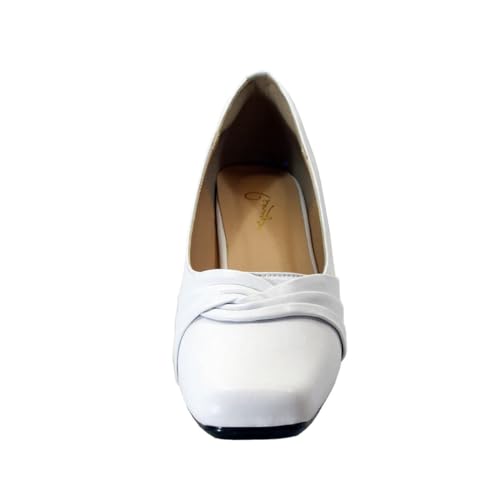 Peerage Angela Women's Wide Width Leather Dress Pumps2