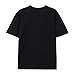 Chaierfei I Survived 100 Days of School T-Shirt,Celebration Graphic Tee for Teachers & Kids, 100% Cotton Unisex Comfort Top Black