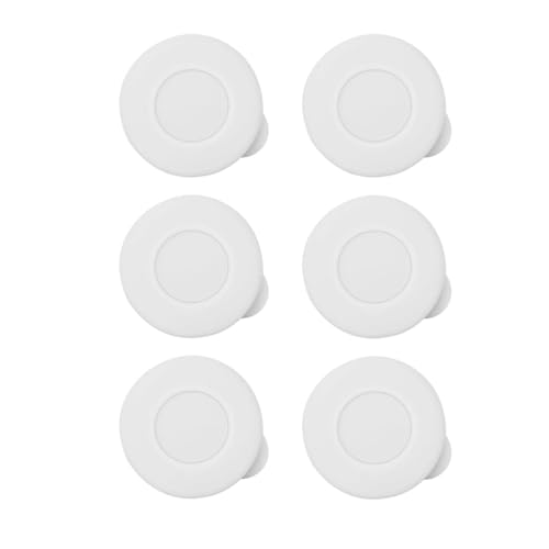 GMBYLBY Paquete de 6 tapas de silicona multiusos para botellas de leche y bebidas que ofrecen sellos