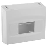 cuadro electrico superficie 24 elementos La caja de distribución permite el montaje de módulos estándar de 18mm de ancho, sobre un carril DIN de 35x7 mm. Compatible con el estándar IEC60670-24.
