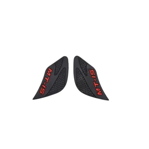 Protection de réservoir moto haut de gamme en élastomère noir MT-15