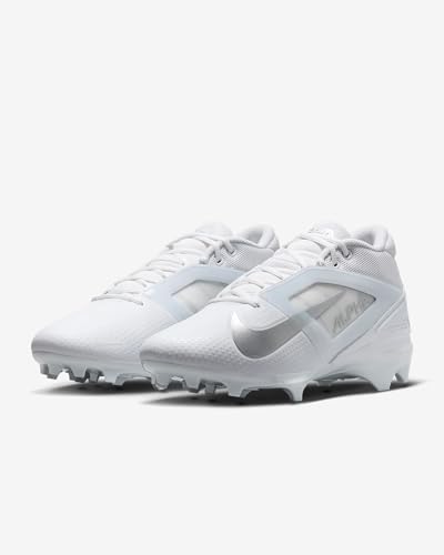 Image of Nike Alpha Menace 4 Elite Football Cleats (FD7036-600, University Red /Team Red /Black /White)
