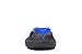 OOFOS Women's Oolala Thong Flip-Flop, Black/Blue Jay, 8 M US