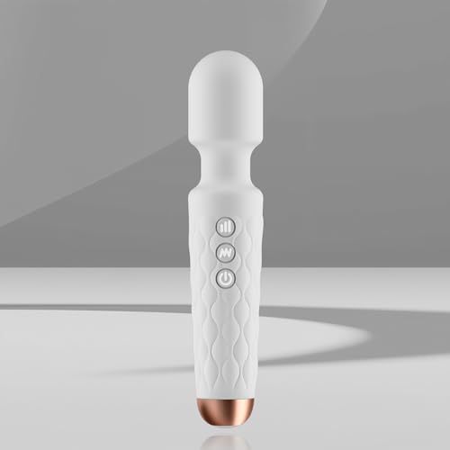 Otulux Deep Tissue Percussion Massager for Athletes - 4 Hour Cordless with Quiet Motor, 20 Speeds & 8 Patterns, Handheld Massager for Neck/Shoulder Pain Sports Recovery