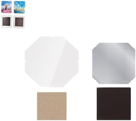 DIY Square Photo Fridge Magnets - Customizable Magnet Sheets for Creative Home Decor, Craft Projects & Unique Gifts - Perfect for Kids & Adults