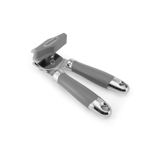 Farberware Pro 2 Can Opener (Jewel Gray) | Effortless smooth slicing, durable chrome blades ergonomic grip, daily kitchen meal prep, fits standard tin sizes - image 2