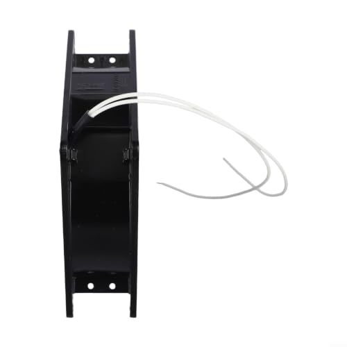 Miniatura 8 de Ventilador Axial Silencioso Para Casete De Chimenea E Inserciones De Metal De Alta Temperatura, Eficiente Circulación De Aire Caliente, 120 X 120 X 38 Mm, Color Negro
