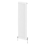 Radiatore Termosifone a 3 Colonne 1800mm x 382mm Moderno Centralizzato Bianco in Acciaio Inox Verticale a Parete Cucina...