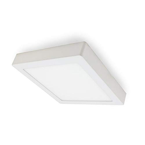 Preisvergleich Produktbild SECEIEL ® Wasserfest Deckenleuchte P54 Ovalado SMD2835led Deckenleuchte für Balkon Flur Küche Korridor Garage Keller [Energieklasse A++] (Deckenleuchte 18W 4200k Quadrat)