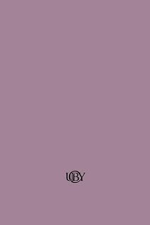 UnbreakableBY™ Minimalist Lined Journal: Soft Plum Collection: Smoky Plum (120 Pages, 6" x 9" Cream Paper)