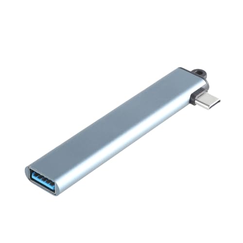 Estación de acoplamiento USB C con múltiples 3 piezas USB 2.0 + 1 puerto USB 3.0 para mejorar la funcionalidad del dispositivo, adaptador multipuerto