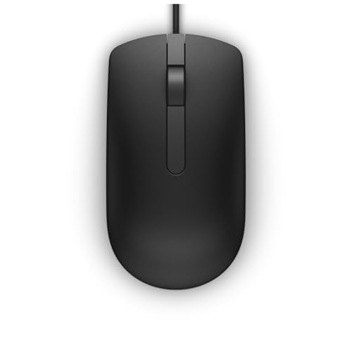 Image of Dell Ms116 Scroll Wheel PC Wired Mouse for Pc /Mac 2-Way
