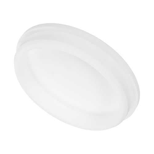 Image of MECCANIXITY High Temp Silicone Plug Mount Dia 113.6mm /4.47 Inch T Shaped Rubber Stopper Hole Plugs for Powder Coating Plating Waterproof Sealing Plugs White Pack of 1