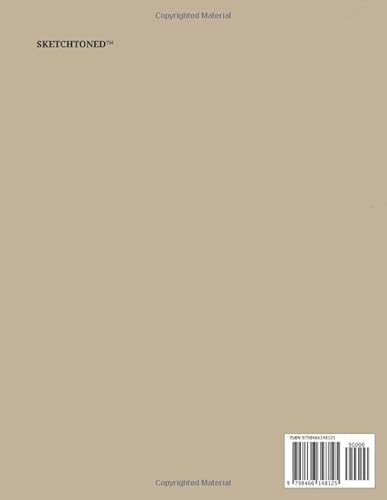 TONED TAN SKETCHBOOK: 8.5x11 Inches, 80 pages, 90 gsm paper thickness