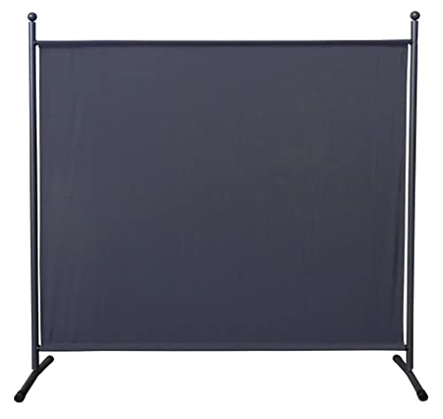 Quick-Star Tabique Móviles de una Pieza 180 x 178 cm para el Jardín Balcón Casa Plegable Separadores de Ambiente Gris