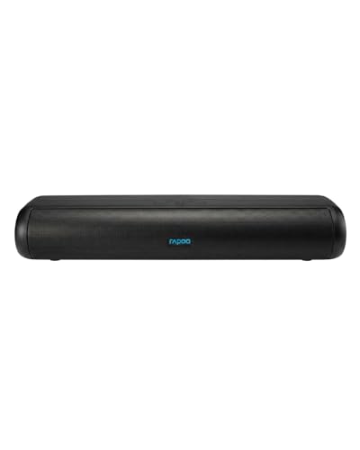 Image of Rapoo A350 Bluetooth Soundbar Speaker 30W | Portable Gaming Soundbar with RGB Lights | Bluetooth 5.3 | Built-in Mic | Reverse Charging | USB-C /AUX /TF /FM | 1 Year Warranty