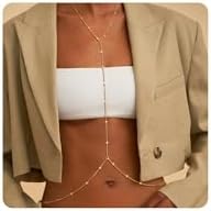 YOIHUR 14K Gold Body Chain Jewellery for Women, Sexy Layered Biki...