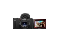 Sony ZV-1 II 18-50mm Wide Angle Zoom Lens Vlogging Camera, Black