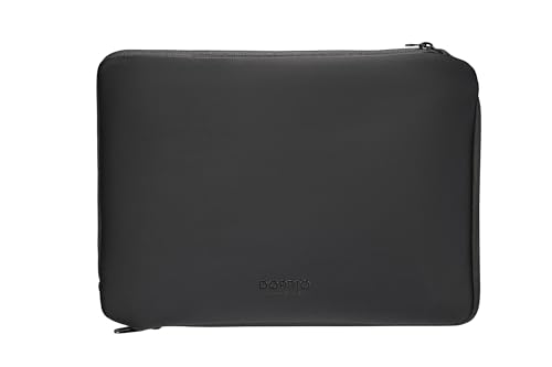Funda doble para portátil de 15,6" Tucano negra con dos compartimentos de material reciclado