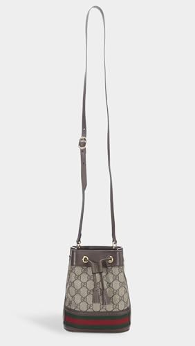 Gucci Women's Pre-Loved Brown Coated Canvas Ophidia Bucket Bag3