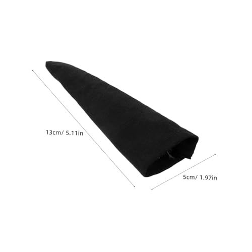 Funda pequeña para boquilla de máquina de nieve para eventos y protección en escenarios en locales. Cubierta de tela negra compatible con soplador miniatura 2