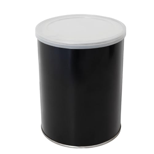 Vivezen - Bol, pot vide pour chauffe cire 800 ml en aluminium - Diam 10 cm x H 13 cm - Noir