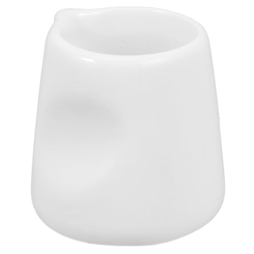 PEPLAYTAL Jarra Pequeña de Cerámica para Leche y Mini Cremera Portátil para Café Té y Leche Diseño Compacto para Uso Casa Oficina y Viaje