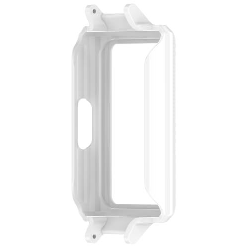 Image of for Huawei Band 11 Pro / 11 Pro NFC Watch Case Hard PC Protective Cover with 12mm Button Cutouts - White