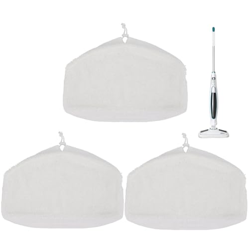 Image of Sgizoku SMP01 Replacement Mop Pads for for Kenmore SM2060 S200 Series Steam Mop - Reusable Washable Steam Microfiber Cloth Accessories - 3 Pack