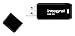Produktbild Integral 32 GB USB 3.0 Black Key mit fester Kappe