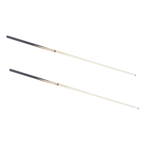 2 piezas tacos de billar Hemoton madera resistente miniatura 1