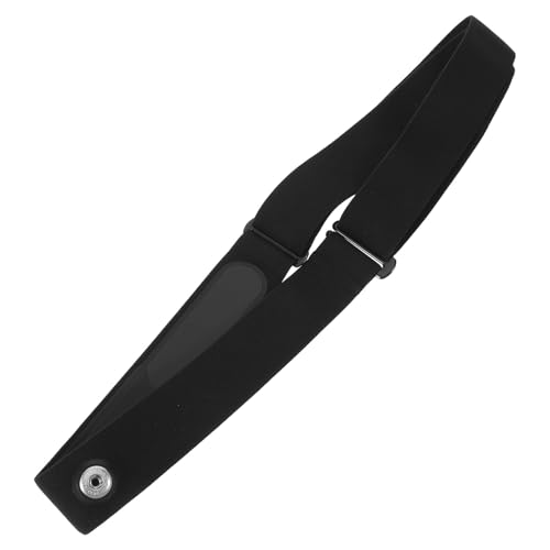 Cabilock Correa Pecho Ajustable de Silicona Negra 110 Cm Banda de Repuesto para Monitor de Frecuencia Cardíaca Deportiva Compatible Pulsómetro para Correr y Gimnasio