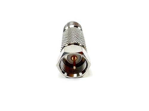 Adaptador RF Coaxial TNC Hembra a F Macho 1 unidad miniatura 3