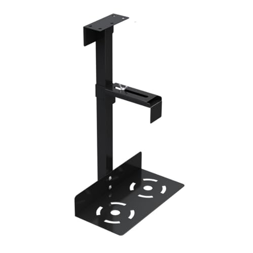 Étagère Réglable sous la Table pour Châssis PC Facile à Fixer