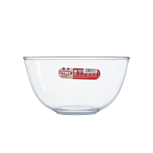 Pyrex Iconic's Mixing Bowl Boron 26x26x13cm Transparent
