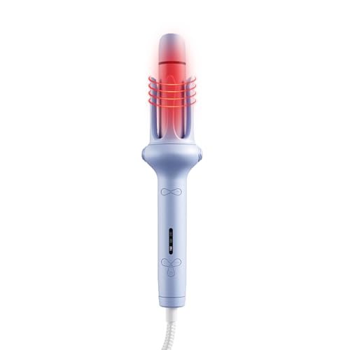Tenacillas Para Rizar Cabello Largo - 32mm Ergonómico Automático Con Protección Contra Sobrecalentamiento,Varilla Para Rizar Portátil - Para Ondulado Y Liso Trabajo Citas Vida Cotidiana Fiesta